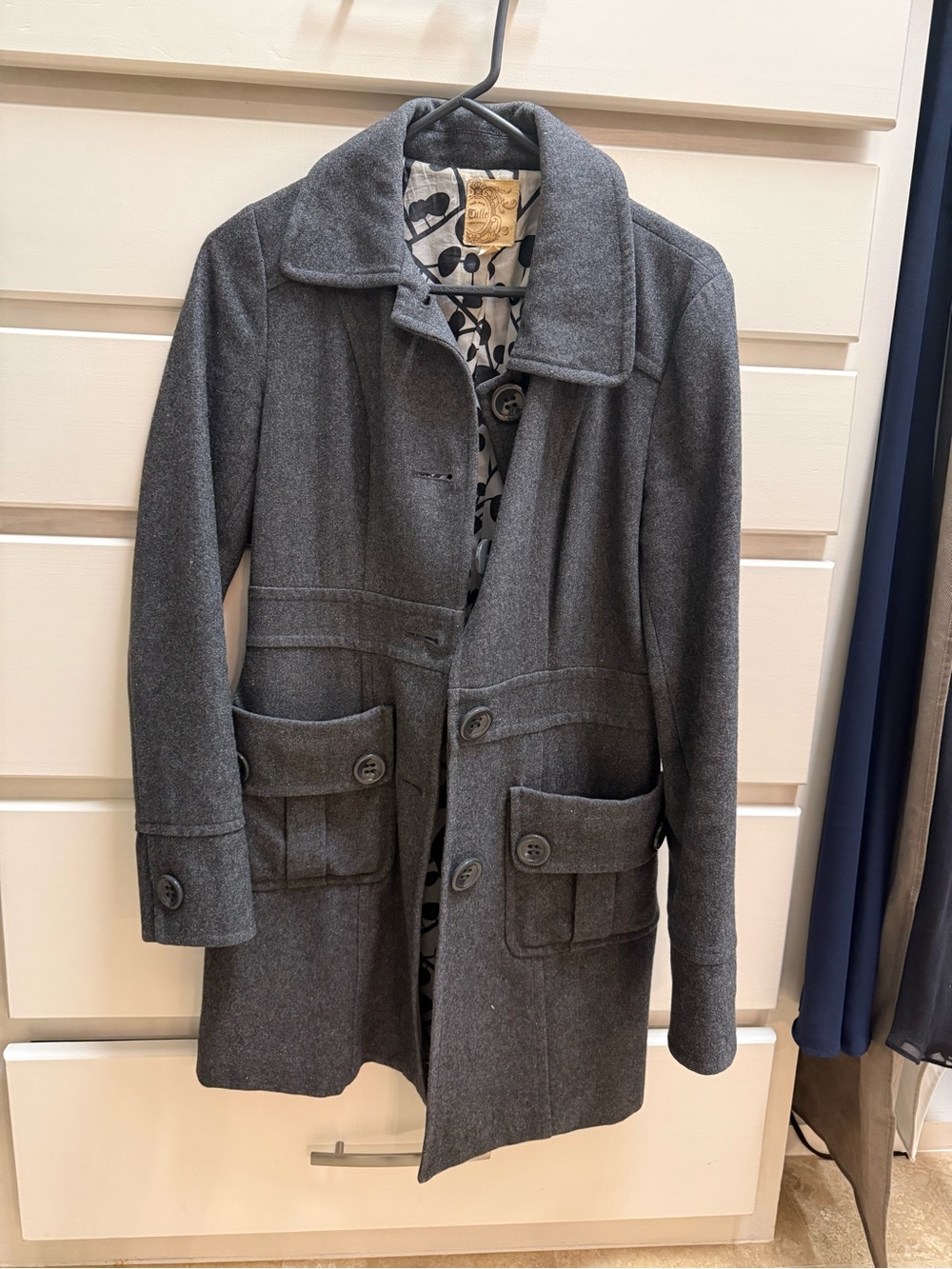 Grey Peacoat
